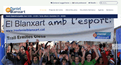Desktop Screenshot of insdanielblanxart.cat